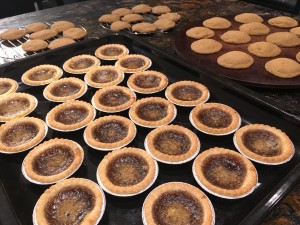 butter tarts (blissfully raisin-free) and ginger cookies